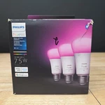 Philips Hue 590174 75w A19 Smart Led Color Changing Light Bulb Bluetooth 3 Pack. Fixed Price $69.99.