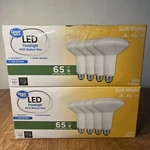 X2 Great Value Led Light 4 Bulb 9w 65w Equivalent Br30 Floodlight Lamp Softwhite. Fixed Price $24.99.