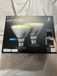 2 Pack Geeni Lux Flood Smart Wi-fi Led Floodlight Bulbs Outdoor 2700k-6500k G1. Fixed Price $27.99.