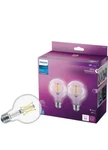 Philips Ultra Definition 60w Daylight G25 Medium Led Decorative Light -2 Pk. Fixed Price $15.29.