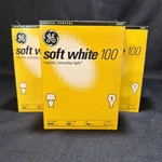 20 Ge 100 Watt Dimmable Soft White Light Bulbs Old Stock A19 Vintage Nos. Fixed Price $85.49.