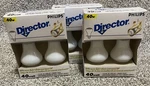 Vtg Philips 40 Soft White Director Bulbs Watt Hi Hats Art (3 Pack). Fixed Price $58.74.