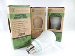 X3 Feit Electric Shatter Resist. 60 Watt Replacement Light Bulb 3, Warm White. Fixed Price $9.95.