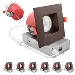 Luxrite 6-pack 4" Led Recessed Light 5cct 15 Watts 1000lm Dimmable Bronze Trim. Fixed Price $419.99.