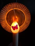 Vickie Jean's Hand-dipped Butterfly Candelabra Bulb Primitive Easter Decor. Fixed Price $10.99.