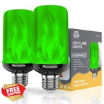 Morsatie Green Flame Led Light Bulb. Fixed Price $27.99.