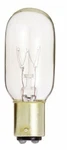 Satco S3906 130v Dc Bayonet Base 15-watt T7 Light Bulb, Clear. Fixed Price $25.83.