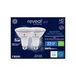 Ge Reveal Hd+ Led Par30 Light Bulbs Adjustable Beam Spot/flood 2 Pack. Fixed Price $16.95.