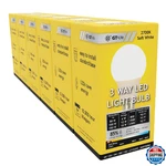 Gt-lite 150w Equivalent 3 Way Led Light Bulbs 6 Pack, 2700k Soft White, A19, E26. Fixed Price $50.89.