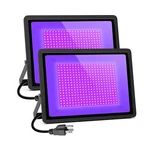 Black Lights 500w Led Flood Light With Plug(6ft Cable) Ip66 Waterproof .... Fixed Price $177.51.