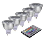 Mr16 3w Rgb Color Changing Spotlight With Ir Remote Control Mood Ambiance Lig.... Fixed Price $42.58.