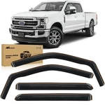 Nilight In-channel Window Visors For Ford F250 F350 F450 F550 Super Duty Crew.... Fixed Price $84.91.