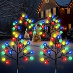 2 Pcs 40 Led Christmas Solar Pathway Lights Outdoor Decoration 28" .... Fixed Price $25.99.