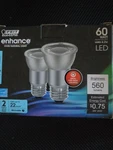 Feit Electric - Led 60w Daylight 5000k Par16 Bulb (2/pack). Fixed Price $16.00.