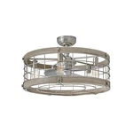 Hinkley Bryce 904627fbn-lia 27" Led Fandelier Ceiling Fan - Brushed Nickel Wood. Fixed Price $806.55.