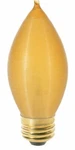 Satco S3416 120v Medium Base 40-watt C11 Light Bulb, Amber Spun. Fixed Price $13.27.