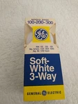 Ge Soft White 100/200/300 Watt 3 Way Mogul Base Light Lamp Bulb Nos Vintage. Fixed Price $23.99.