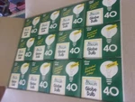 Lot Of 12 Sli Extralife 40w Clear Globe Bulb G25. Fixed Price $100.00.