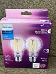 Philips Ultra Definition 60w Equivalent Daylight A19 Medium Led Light Bulb,. Fixed Price $7.79.