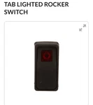 Cleveland Rocker Switch. Part Number 19993. #31. Fixed Price $45.00.