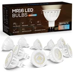 Torkase Mr16 Led Bulbs,2700k Warm White,5w,50w Halogen Replacement Landscape .... Fixed Price $39.65.