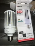 Satco 54 W Led Retrofit Bulbs Ex 39/mogul 4000k Cool White. Fixed Price $20.00.