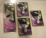 Lot 5 Feit Electric 120v 35w Mr16 Flood Reflector Bulbs Gu10 (2 Frosted 3 Clear). Fixed Price $12.95.