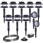 Set Of 10 Flood Path Light Low Voltage Led Outdoor Garden Landscape Walkway Lamp. Fixed Price $134.99.