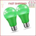 Jaheks Green Light Bulbs For Outdoor Porch, 9w(60w Equivalent) E26 Base Led Gree. Fixed Price $10.69.