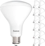 Sunco 12 Pack Br30 Light Bulbs Led, Recessed Can Bulbs, Indoor Flood Bulb. Fixed Price $52.24.