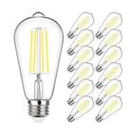 Maxvolador 12 Pack Vintage St58 Led Edison Light Bulbs 60w Equi... Fast Usa Ship. Fixed Price $30.70.