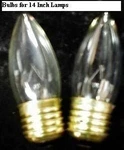 Set Of 2 Touch Light Bulbs For Ok Lighting 14 Inch Lamps. Fixed Price $14.95.