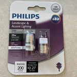 Philips Led 20-watt T4 Bi-pin Special Purpose Light Bulb Non-dimmable (2-pack). Fixed Price $12.99.