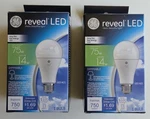 Lot Of 2 Ge Lighting 45657 Reveal Led A21 Light Bulb Medium Base 14/75 Watt New. Fixed Price $14.95.
