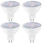 Geplad 4 Pack Mr16 Led Bulbs 50w Halogen Equivalent, 2700k Warm White, 5w Gu5.... Fixed Price $15.71.