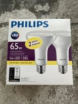 Philips Led 2 Pk 9br30/led/827/dim Soft White Light Bulbs. Fixed Price $10.99.