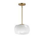 Maxim Glazed Single Pendant, 1-light E26 Medium Base, Brass (bulbs Not Included). Fixed Price $118.44.