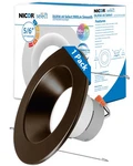 Nicor Dlr56 5/6" Led Selectable Recessed Downlight - Dimmable, 5cct, 94cri. Fixed Price $74.02.