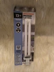 Lot Of 2! Sylvania Premium Cool White 13w Cf13ds/841/eco/bl/1 Cft13w/gx23/841. Fixed Price $17.44.