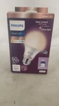 Philips Smart 60w Color A19 1p: Lled Light Bulb, Dimmable, App Controlled, 800 L. Fixed Price $13.00.