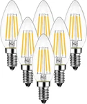 Anwio B11 Led Filament Bulb E12 Candelabra Small Base 2700k Warm White, 5.5w. Fixed Price $22.77.
