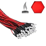 Edgelec 30pcs 12 Volt 3mm Red Flicker Led Lights Emitting Diodes (cand. Fixed Price $15.39.
