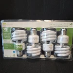 Ecosmart 75w Equivalent Soft White Spiral Cfl (4-pack) Fluorescent Light Bulbsx4. Fixed Price $7.99.