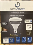 Green Creative Br40 Led Bulbs Warm Dim 10.5w (65w Eq) 2700k Lot Of 2 New. Fixed Price $13.99.