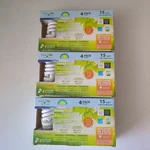 Lot 3 Box 4 Pcs 15 W 2700k 935 Lumen Cfl Spiral Light Bulbs Warm Color (not Led). Fixed Price $24.00.