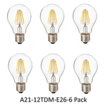 Artiva Usa 12w Dimmable Led Filament Bulbs, Set Of 6. Fixed Price $59.99.