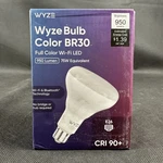 Wyze Bulb Color Br30 Full Wifi Smart Led - Open Box. Fixed Price $19.99.