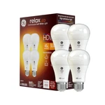 Ge Relax Led Light Bulbs, 40 Watt, Soft White, A19 4 Pack. Fixed Price $17.69.