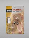 Sylvania 60w G16.5 Decorative Candelabra Clear Bulbs 120v Small Base- New. Fixed Price $19.95.