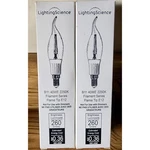 2 Lightning Science B11 40we 2250k Filament Series Flame Tip E12 Bulbs See Pic. Fixed Price $9.97.